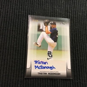 2017 LEAF PERFECT GAME SHOWCASE #BA-TM2 TRISTAN MCDONOUGH *BLACK AUTO #5/50* - Picture 1 of 1