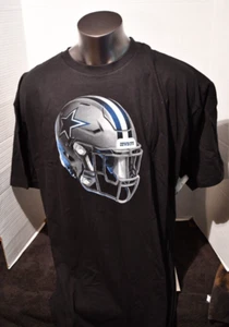 Dallas Cowboys Hombre Casco Feroz Camiseta Negra Para Hombre Pequeña-2XLT Nueva Con Etiqueta - Imagen 1 de 5