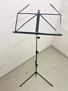 K&M Notenständer - Notenpult - Schwarz - Ausziehbar - Klappbar - Bild 1 von 10