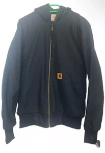 Chaqueta CARHARTT Detroit Reelaborada Vintage Lona Bombardero Sudadera con Capucha Para Hombres Talla L Grande - Imagen 1 de 6