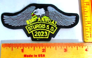 2023 Sturgis patch 83rd motorcycle rally collectible biker vest souvenir emblem - Picture 1 of 1