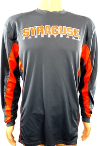 Syracuse University Orange Gray Jersey Polyester Shirt Sz L - Picture 1 of 4