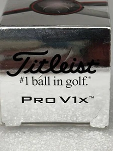 Titleist PRO V1X Sleeve of 3 Balls #1 Ball in Golf on Worldwide Tours NEW IN BOX - Picture 1 of 5