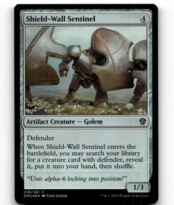 FOIL - MTG Dominaria United - Shield-Wall Sentinel 238 - Picture 1 of 1
