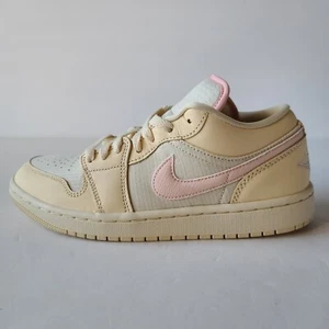 Nike Wmns Air Jordan 1 Low SE AJ1 Muslin Legend rosa FQ1925-100 donna taglia 7,5 - Foto 1 di 5