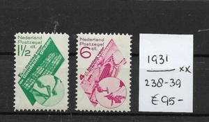 Nederland Netherlands @ 1931  Nvph 238/39   MNH   € 95.00  @ NL.53B - Picture 1 of 1