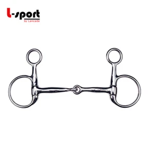 Baucher-Trense einfach gebrochen Edelstahl - Bild 1 von 2