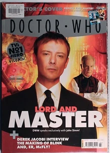 Doctor Who Magazine 384 - July 2007 - Cover Variant 2 - John Simm - Foto 1 di 4