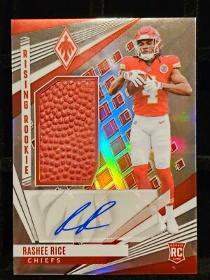2023 Phoenix NFL Rising Rookies Auto Football Patch Relic Rashee Rice RC /99 - Image 1 of 2