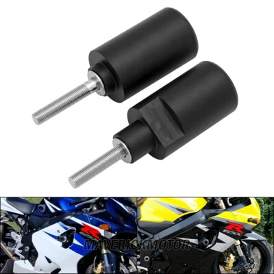 For 2004-2005 Suzuki GSX-R 600 GSXR 750 Knobs Black Frame Slider Crash Protector - Image 1 of 4
