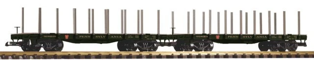 PIKO ~ G Scale ~ PRR FLATCAR 2-PACK ~ 38784 - Image 1 of 1