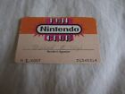 Nintendo Fun Club 1988 Membership Card (NES) Mario Zelda RARE