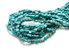 Genuine 6-10mm Turquoise Smooth Rough Rondelle Nugget Gemstone Beads 15"