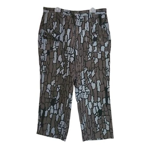 Deerskin Trebark Camouflage Hunting Cargo Vintage Pants Size 40/27 USA Cotton - Picture 1 of 13