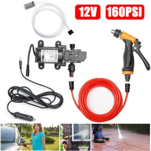 Car Pressure Washer Electric Gun Portable 12V High Power Cleaner With Water Pump - Picture 1 of 18