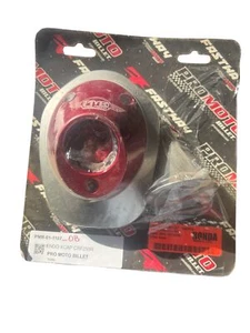 Spark Arrestor Exhaust End Cap - Red Pro Moto Billet PMB-01-1107_OB - Picture 1 of 1