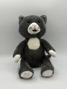 Kohls Cares If You Give Cat Cupcake Peluche Gris Blanco 12" Smiling Kitty Kohl's - Imagen 1 de 3
