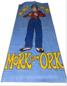 Mork and Mindy 70er Vintage Stoff Panel zum Schlafen DIY Basteln Robin Williams - Bild 1 von 7