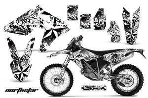 Graphic Stickers +#PLT/RIM Decals For BMW G450X 2010-2011 NORTHSTAR W - Picture 1 of 2