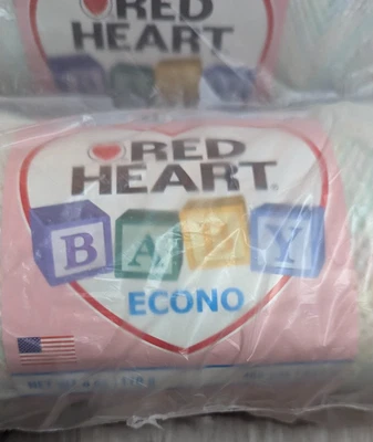 Red Heart Baby Econo  Yarn. Baby Print  3 Skins at 6 oz 460 yds each - Image 1 of 4