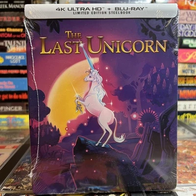 The Last Unicorn 1982 Steelcase 4K Ultra HD + Blu-ray New Mia Farrow Fantasy Foto 1 de 4