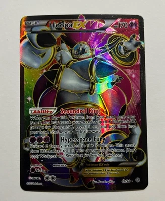 Pokémon TCG Hoopa-EX Ancient Origins Holo Card 89/98 Full Art Ultra Rare - Image 1 of 4