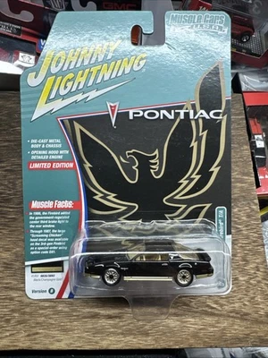 2025 JOHNNY LIGHTNING 1986 PONTIAC FIREBIRD T/A MUSCLE CARS USA REL 1 VS B #5 - Image 1 of 2
