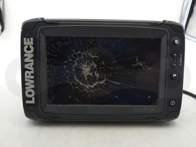 LOWRANCE ELITE 7 TI  FISHFINDER CHARTPLOTTER BOAT SONAR UNIT SCREEN DISPLAY 7" - Image 1 of 4