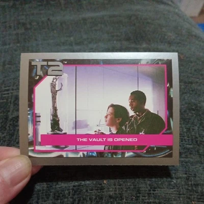 💥T2 Terminator 2 Judgment Day Impel 1991 #82 the vault is opened card - Image 1 of 2
