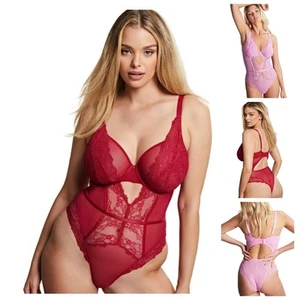 Cleo by Panache Selena Bodysuit Plunging Lacy Seductive Womens Lingerie 1062 - Picture 1 of 13