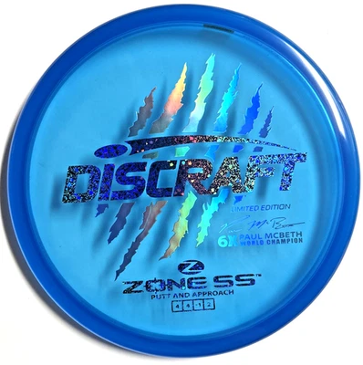 Discraft Zone SS 6x Garra Paul McBeth - 174g Escala Edición Limitada Nuevo Foto 1 de 4