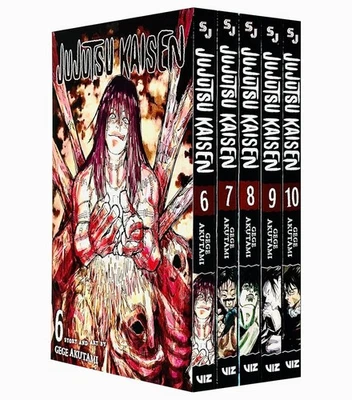 Jujutsu Kaisen Series Vol 6 7 8 9 10: 5 Books Collection Set By Gege Akutami - Image 1 of 4