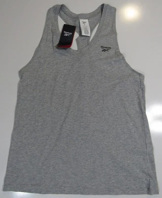 Camiseta sin mangas Reebok para mujer Training Essentials Easy Gym gris mediana nueva con etiquetas Foto 1 de 4