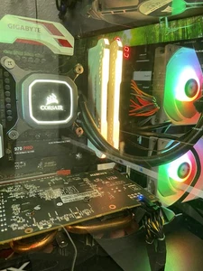 Cyber Power Tower Model C Gaming 7/16GB/2TB/WIN 11/ RX 470 8GB GPU/Power Cord. - Picture 1 of 7