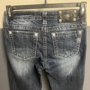 Miss Me Womens Size 28 31” Inseam Mid Rise Boot Jeans - Picture 1 of 9