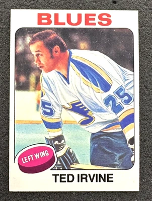 1975-76 Topps - Ted Irvine (UER) #244 NM - Image 1 of 2