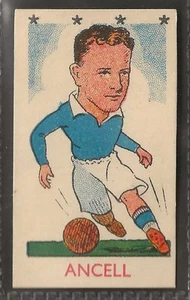 KIDDYS FAVOURITES-FOOTBALL STARS 1950 (BLACK STARS)-#073- DUNDEE - ANCELL  - Picture 1 of 2