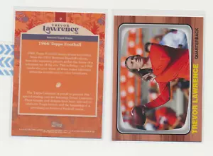 Topps x Trevor Lawrence 2021 #9 - diseño retro 1966 - Jacksonville/Clemson radiocontrol - Imagen 1 de 1