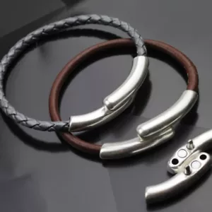 Magnetverschluss Silber Metall DIY Schmuck Armband basteln Zubehör - Picture 1 of 6