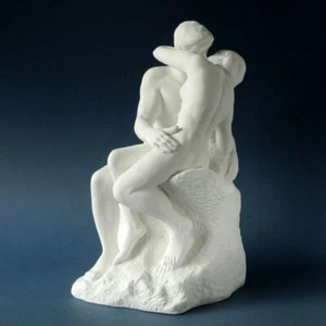Auguste Rodin der Kuss 3,2 kg Skulptur Figur 20344B - Picture 1 of 1
