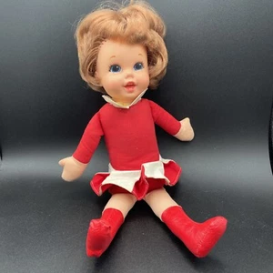 VTG Arkansas Razorbacks MATTEL 1970 CHEERLEADER PULL STRING DOLL 12" See Disc - Picture 1 of 7