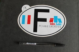 Autocollant / Sticker - Logo F - FRANCE - Inter Hôtel - Picture 1 of 2