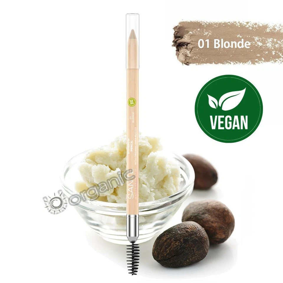 Lápiz de cejas natural orgánico Sante 01 rubio 1,08 g cejas de aspecto más suave Foto 1 de 1