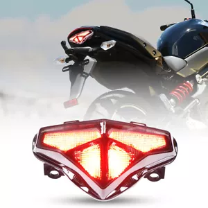 LED Integrated Tail Light w/ Turn Signals For Kawasaki ER-6N ER650 2012-2016 - Bild 1 von 6