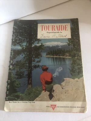 1948  CONOCO OIL COMPANY TOURAIDE MAPS BOOK GAS & OIL ADVERTISING Atlas 1940’s - Image 1 of 4