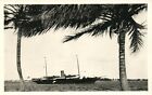 MIAMI FL FISHING SHIP 1937 VINTAGE REAL PHOTO POSTCARD RPPC