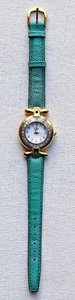 Montre SOREN années 90, boite plaqué Or, bracelet cuir. - Imagen 1 de 2