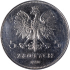 POLAND 1930 FIVE  5  ZLOTYCH ICG MS60 Y19.1   CLEANED