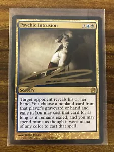 MTG✨Artist Signed PSYCHIC INTRUSION✨Theros MINT RARE 2013 Jones Art UNPLAYED ! - Picture 1 of 8