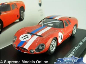 MASERATI TIPO 151/3 CAR MODEL 1:43 SIZE IXO 1000 KILOMETRES DE PARIS 1964 SIMONT - Picture 1 of 5